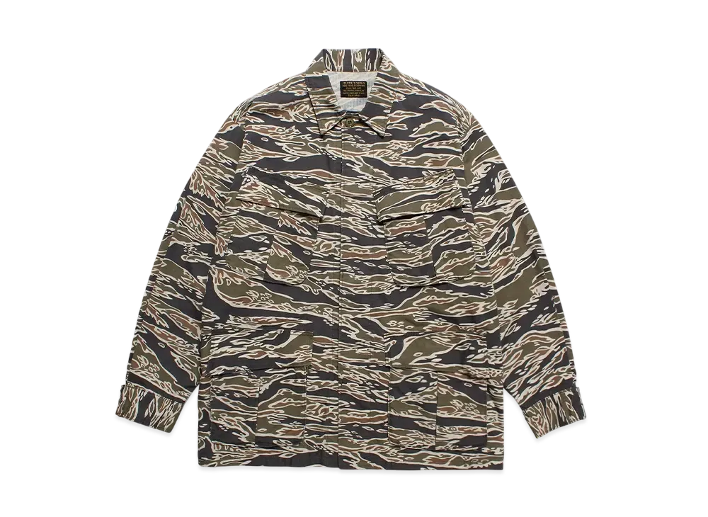 WACKO MARIA Tiger Camo Fatigue Jacket "Olive"