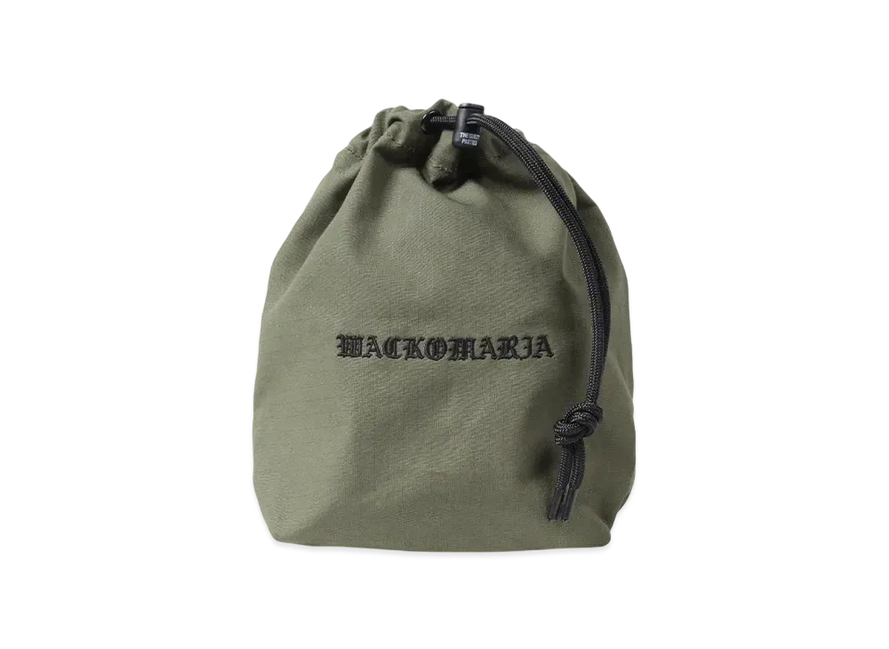 WACKO MARIA Drawstring Bag "Khaki"