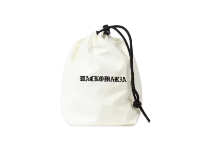 WACKO MARIA Drawstring Bag "White"