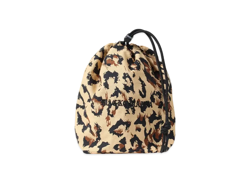 WACKO MARIA Drawstring Bag "Leopard"