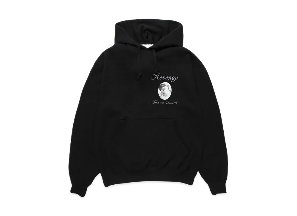 WACKO MARIA x Ellen Von Unwerth Heavy Weight Hooded Sweat Shirt "Black"