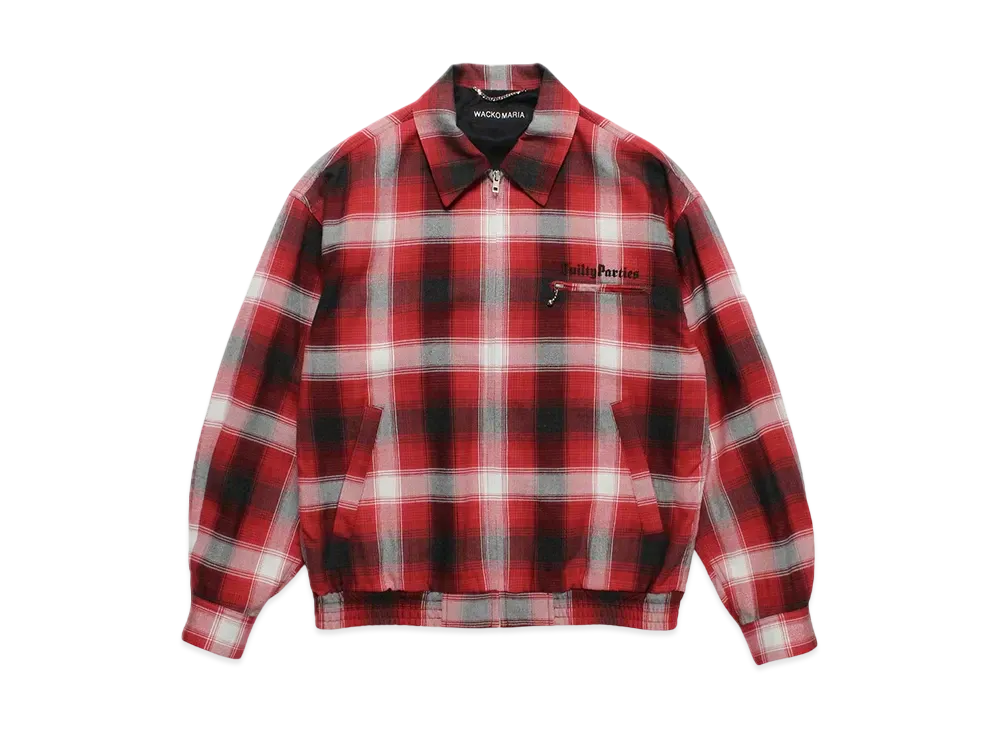 WACKO MARIA Ombre Check 50's Jacket "Red"