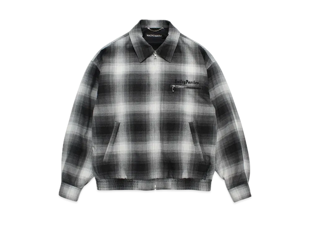 WACKO MARIA Ombre Check 50's Jacket "Gray"