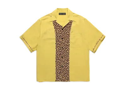 WACKO MARIA Switching 50's Open Collar Shirt "Yellow"