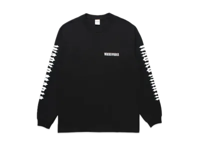 WACKO MARIA Washed Heavy Weight Long Sleeve T-Shirt "Black"