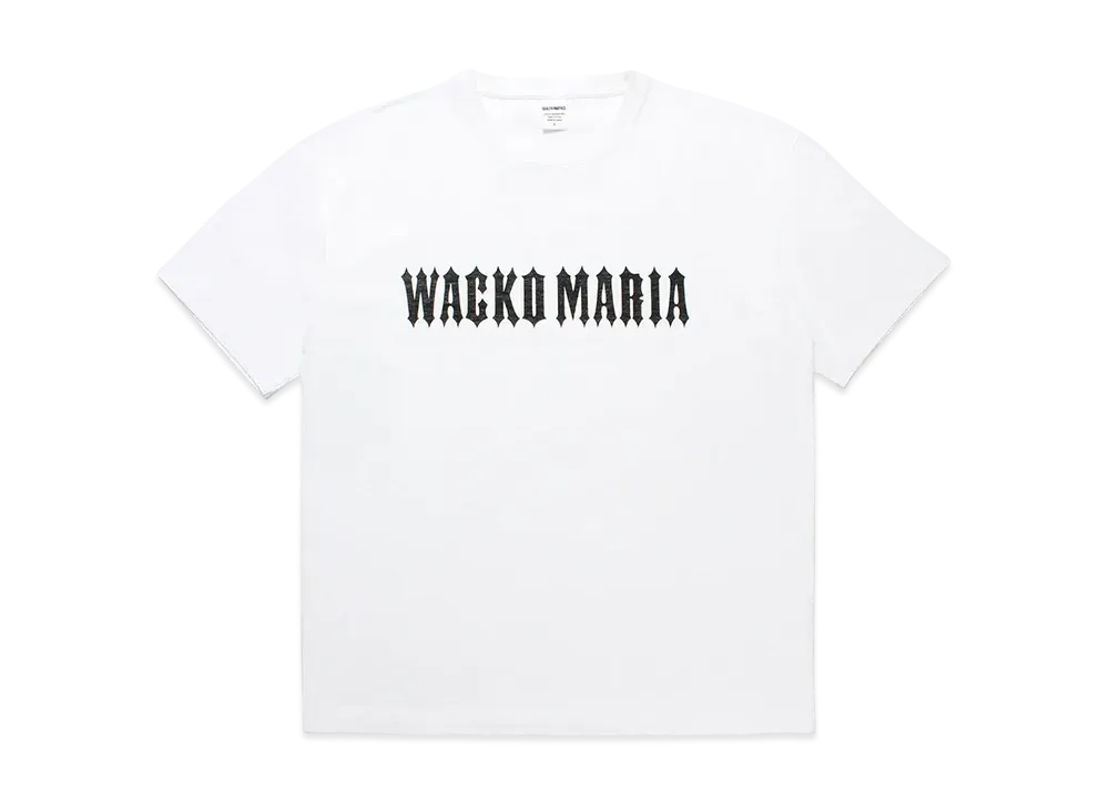 WACKO MARIA Washed Heavy Weight Crew Neck T-Shirt "White"