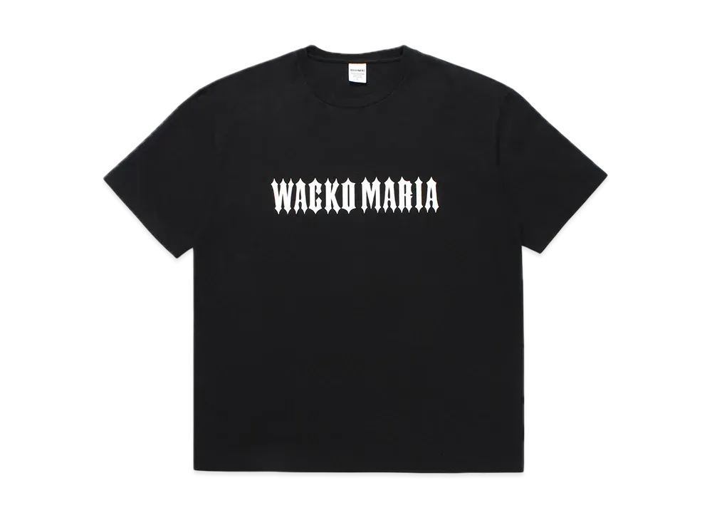 WACKO MARIA Washed Heavy Weight Crew Neck T-Shirt "Black"