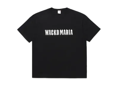 WACKO MARIA Washed Heavy Weight Crew Neck T-Shirt "Black"