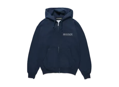 WACKO MARIA x NECKFACE Heavy Weight Zip Hooded Sweat Shirt "Navy"