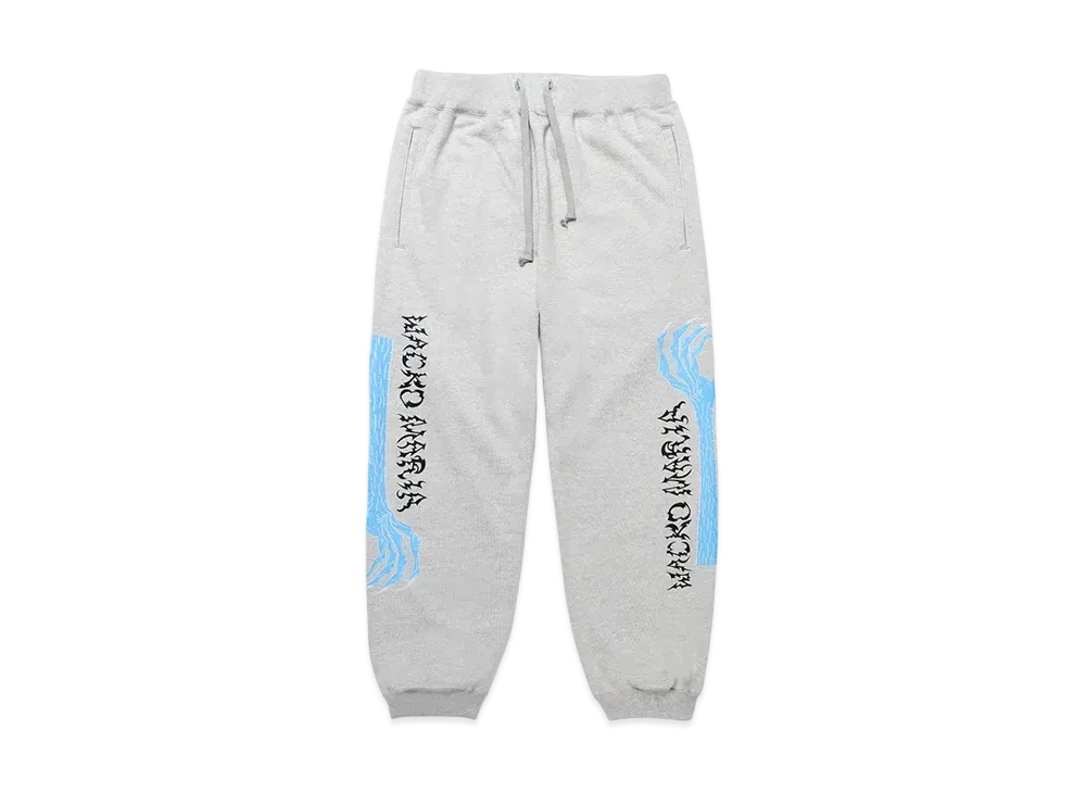 WACKO MARIA x NECKFACE Heavy Weight Sweat Pants "Gray"