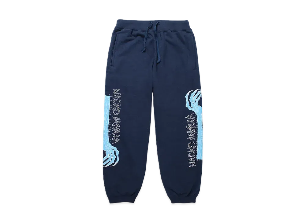 WACKO MARIA x NECKFACE Heavy Weight Sweat Pants "Navy"