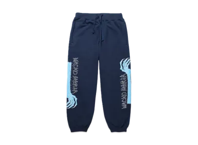 WACKO MARIA x NECKFACE Heavy Weight Sweat Pants "Navy"