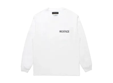 WACKO MARIA x NECKFACE Washed Heavy Weight Long Sleeve T-Shirt "White"