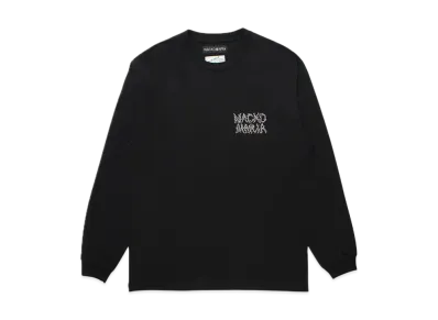 WACKO MARIA x NECKFACE Washed Heavy Weight Long Sleeve T-Shirt "Black"