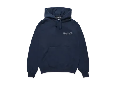 WACKO MARIA x NECKFACE Heavy Weight Hooded Sweat Shirt "Navy"