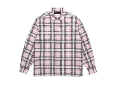 WACKO MARIA Check Flannel Shirt "Pink"