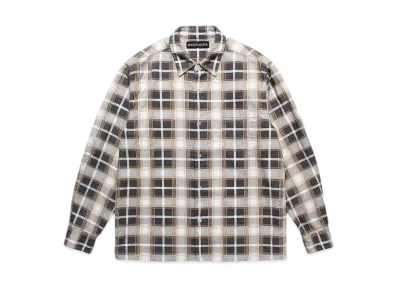 WACKO MARIA Check Flannel Shirt "Chrcoal"