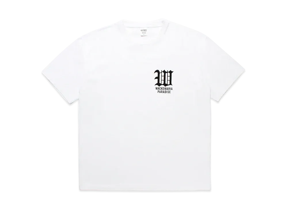 WACKO MARIA Washed Heavy Weight T-Shirt "White"