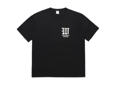 WACKO MARIA Washed Heavy Weight T-Shirt "Black"