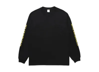 WACKO MARIA Washed Heavy Weight Long Sleeve T-Shirt "Black"