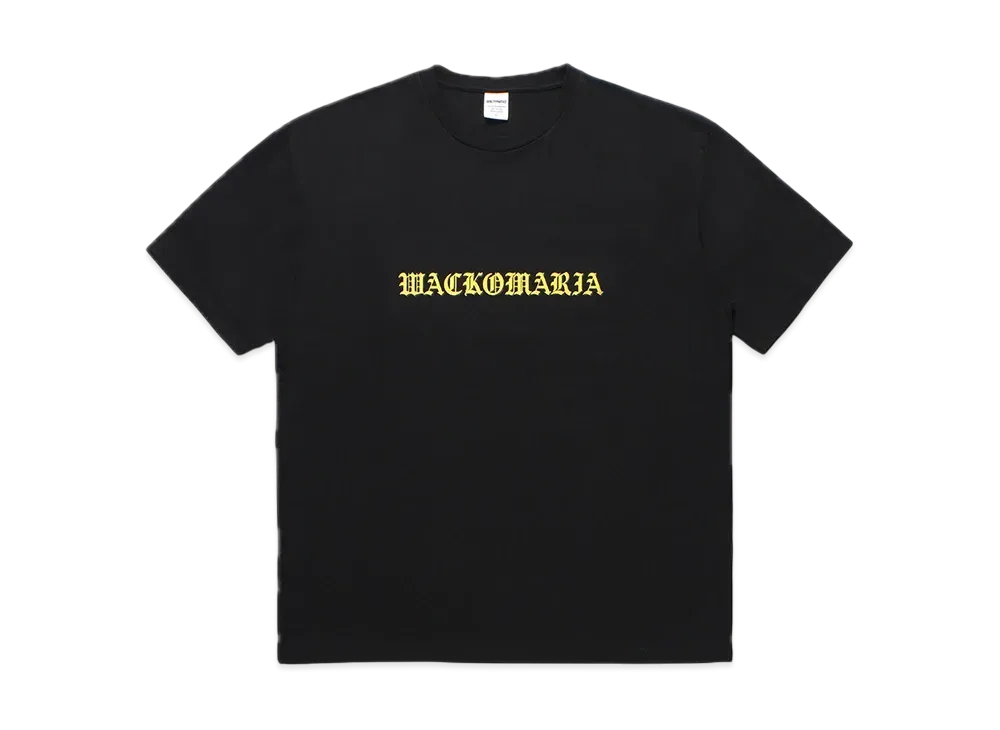 WACKO MARIA Washed Heavy Weight T-Shirt "Black"