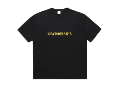 WACKO MARIA Washed Heavy Weight T-Shirt "Black"