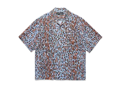 WACKO MARIA Leopard Hawaiian Shirt "Blue"
