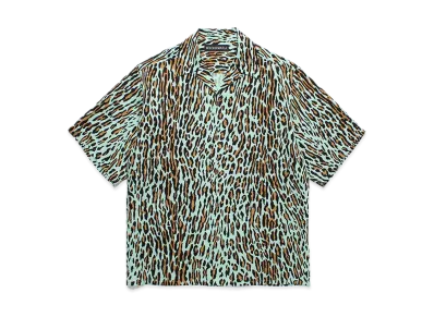 WACKO MARIA Leopard Hawaiian Shirt "Green"