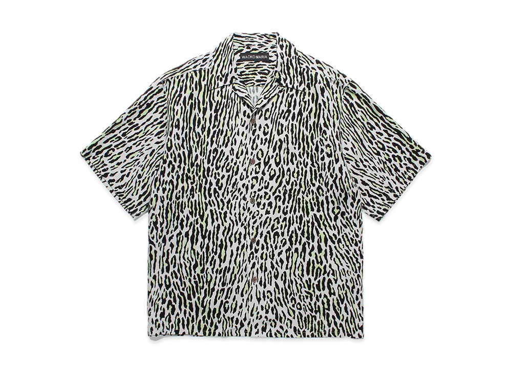 WACKO MARIA Leopard Hawaiian Shirt "Gray"