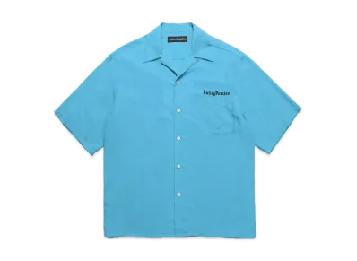WACKO MARIA 50's Open Collar Shirt "Blue"