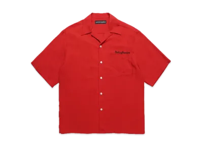 WACKO MARIA 50's Open Collar Shirt "Red"