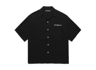 WACKO MARIA 50's Open Collar Shirt "Black"