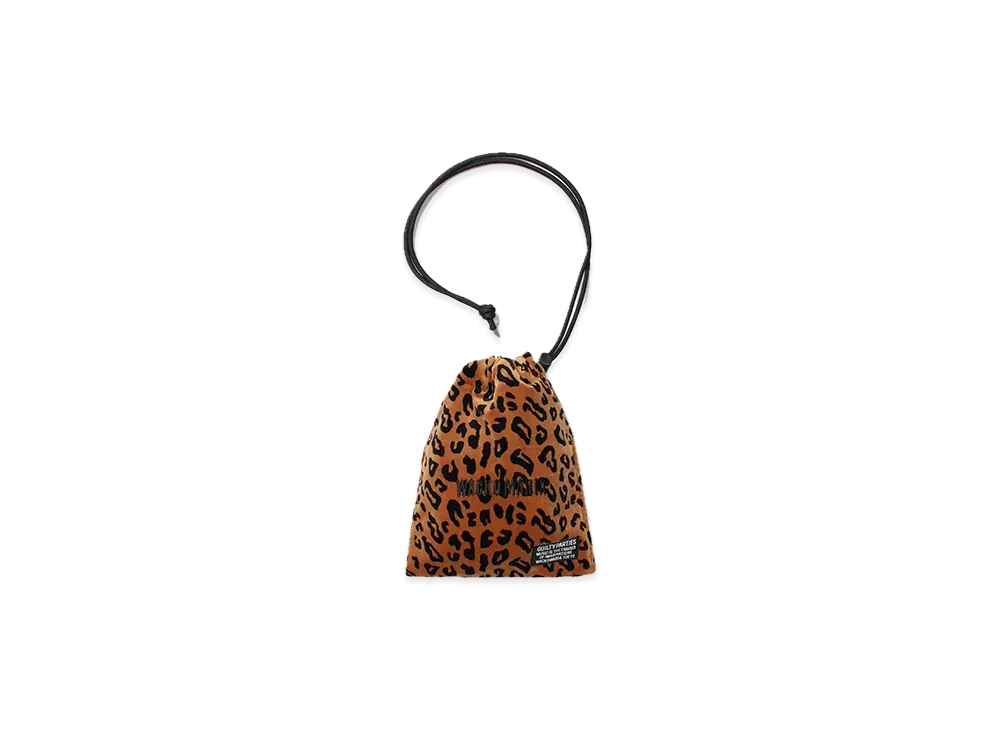 ワコマリア LEOPARD VELOUR DRAWSTRING BAG WACKO MARIA Leopard