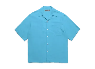 WACKO MARIA 50's Open Collar Shirt "Blue"