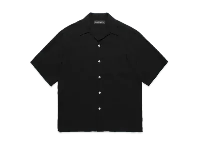 WACKO MARIA 50's Open Collar Shirt "Black"
