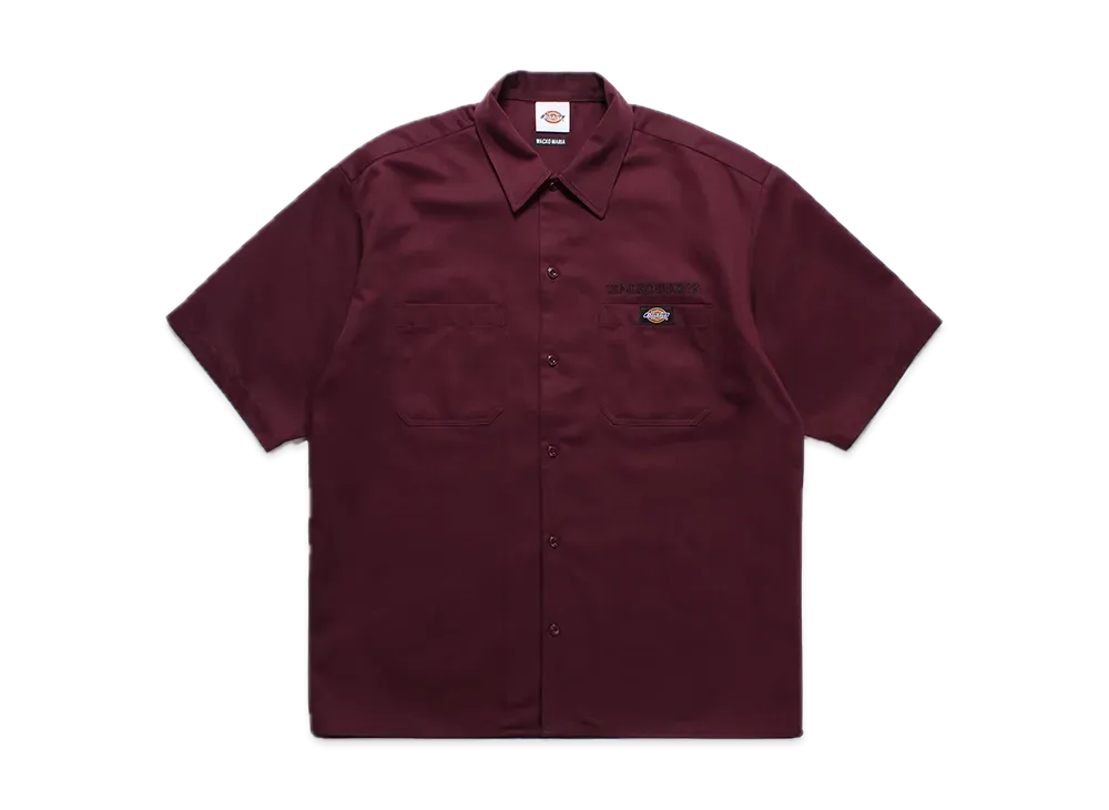 WACKO MARIA x Dickies Work Shirt "Burgundy"