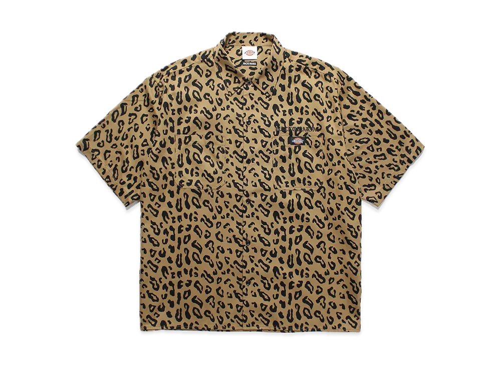 WACKO MARIA x Dickies Leopard Work Shirt "Beige"