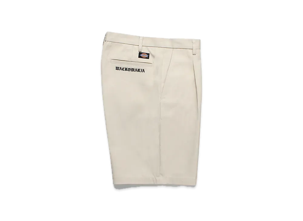 WACKO MARIA x Dickies Pleated Short Trousers "Off White"