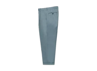 WACKO MARIA x Ermenegildo Zegna Pleated Trousers (Type-1) "Blue"