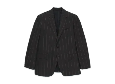 WACKO MARIA x Ermenegildo Zegna Striped Single Breasted Jacket "Chrcoal"