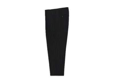WACKO MARIA x Dormeuil Striped Pleated Trousers (Type-1) "Black"