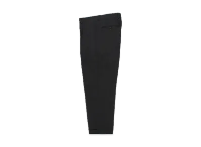 WACKO MARIA x Dormeuil Striped Pleated Trousers (Type-1) "Chrcoal"