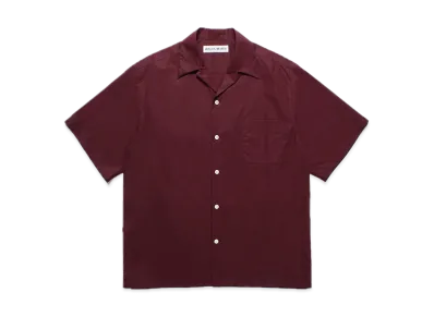 WACKO MARIA x Soktas Open Collar Shirt "Burgundy"