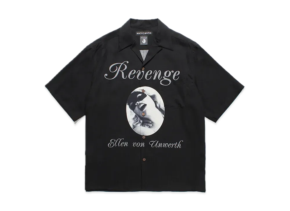 WACKO MARIA x Ellen Von Unwerth Hawaiian Shirt "Black"
