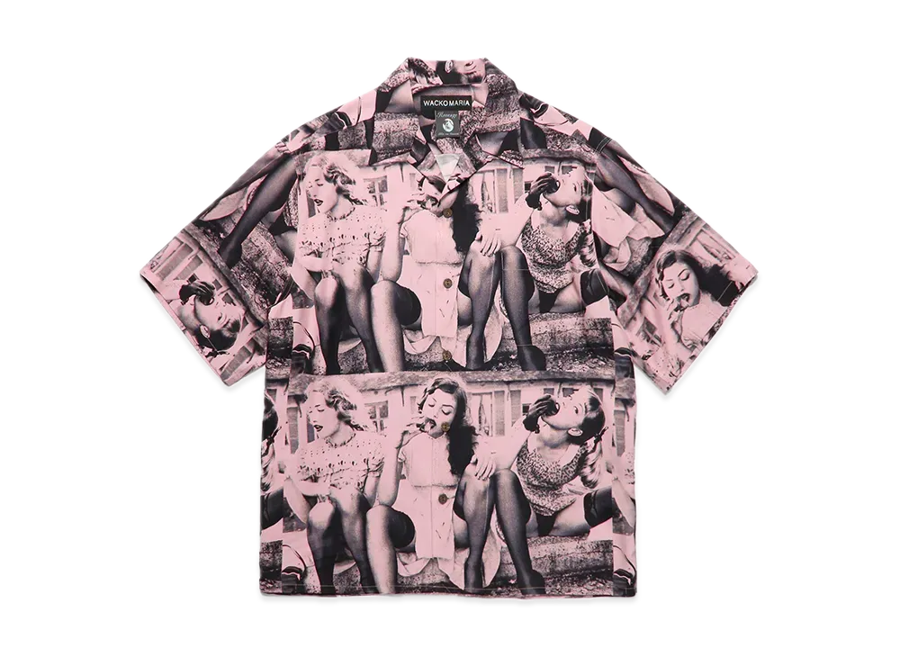 WACKO MARIA x Ellen Von Unwerth Hawaiian Shirt "Pink"