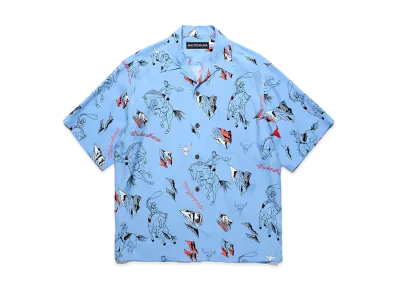 WACKO MARIA Hawaiian Shirt "Blue"
