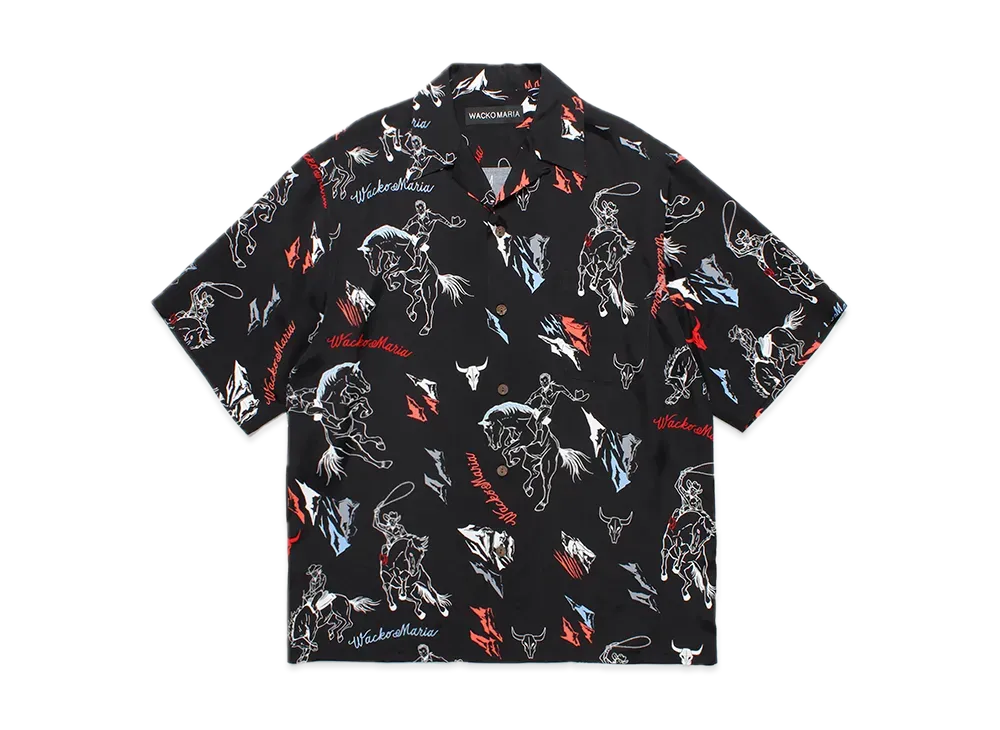 WACKO MARIA Hawaiian Shirt "Black"