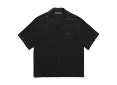 WACKO MARIA 50'S Open Collar Shirt "Black"