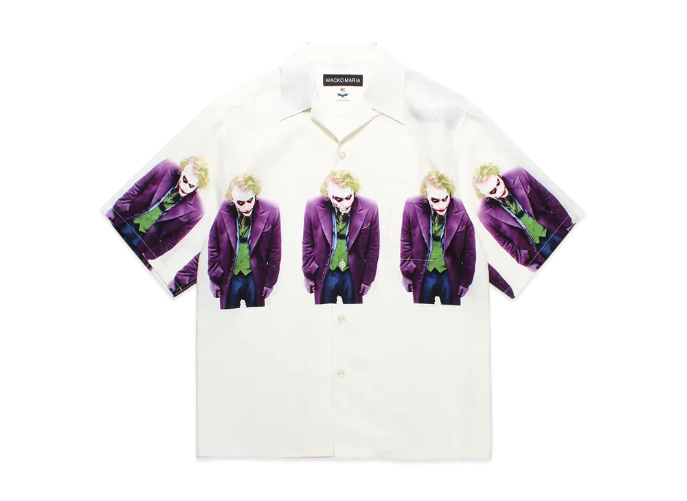WACKO MARIA x The Dark Knight Trilogy Hawaiian Shirt "White"