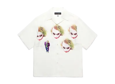 WACKO MARIA x The Dark Knight Trilogy Hawaiian Shirt "White"